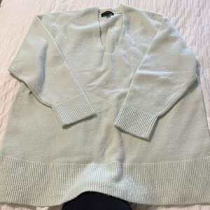 J. Crew Mint V-Neck Sweater